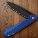 Case XX Kinzua Folding Knife 3.75" CPM-S35VN Steel Blade Blue Stonewashed Aluminum Handle