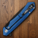 Case XX Kinzua Folding Knife 3.75" CPM-S35VN Steel Blade Blue Stonewashed Aluminum Handle