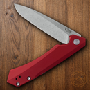 Case XX Kinzua EDC Folding Knife 3.75" S35VN Steel Blade Red Anodized Aluminum Handle