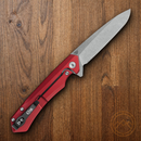 Case XX Kinzua EDC Folding Knife 3.75" S35VN Steel Blade Red Anodized Aluminum Handle