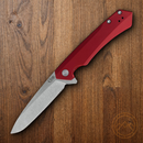 Case XX Kinzua EDC Folding Knife 3.75" S35VN Steel Blade Red Anodized Aluminum Handle