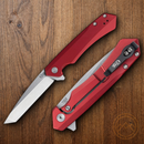 Case XX Kinzua Frame Folding Knife 3.75" S35VN Steel Blade Red Aluminum Handle