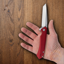 Case XX Kinzua Frame Folding Knife 3.75" S35VN Steel Blade Red Aluminum Handle
