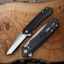 Case XX Kinzua Framelock Folding Knife 3.75" S35VN Steel Tanto Blade Black Aluminum Handle