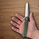 Case XX Kinzua Frame Folding Knife 3.75" S35VN Steel Blade Green Aluminum Handle