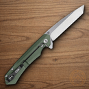 Case XX Kinzua Frame Folding Knife 3.75" S35VN Steel Blade Green Aluminum Handle