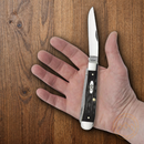 Case XX Trapper Pocket Knife Stainless Blades Jigged Natural Buffalo Horn Handle
