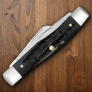 Case XX Medium Stockman Pocket Knife Stainless Blades Natural Buffalo Horn Handle 65012