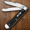 Case XX Medium Stockman Pocket Knife Stainless Blades Natural Buffalo Horn Handle 65012