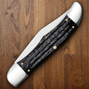 Case XX Folding Hunter Pocket Knife Stainless Steel Blades Buffalo Horn Handle