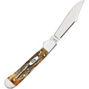 Case XX Mini Copperlock Folding Knife Stainless Steel Locking Clip Blade 6.5 Bonestag Handle 65327 -Case Cutlery - Survivor Hand Precision Knives & Outdoor Gear Store