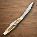 Case XX Stockman Pocket Knife Tru-Sharp Surgical Steel  Blades Bone Stag Handle