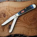 Case XX Trapper Pocket Knife Stainless Steel Clip/Spey Blades Jigged Bone Handle