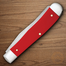 Case XX American Workman Pocket Knife Carbon Steel Blades Red Synthetic Handle