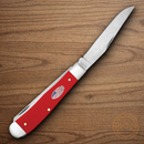 Case XX American Workman Pocket Knife Carbon Steel Blades Red Synthetic Handle