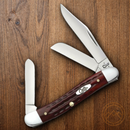 Case XX Cutlery Medium Stockman Pocket Knife Stainless Blades Red Jigged Bone Handle 00786
