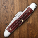 Case XX Cutlery Medium Stockman Pocket Knife Stainless Blades Red Jigged Bone Handle 00786