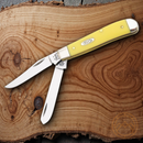 Case XX Mini Trapper Pocket Knife Stainless Steel Blades Smooth Synthetic Handle