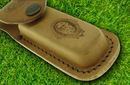 Case XX Medium Job Sheath Brown Leather Construction Fits Folding Knife Up To 4