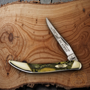 Case XX Small Toothpick 24 Karat Folding Knife Stainless Blade Corelon Handle