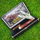Case XX Trapper Limited Edition Pocket Knife Stainless Steel Blades Bone Handle