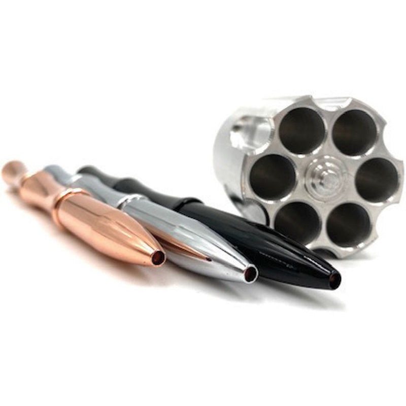 Caliber Gourmet Three Pens/Revolver Holder Cast Aluminun Cylinder Set 2.75" x 2.75" x 3.5" 1062 -Caliber Gourmet - Survivor Hand Precision Knives & Outdoor Gear Store