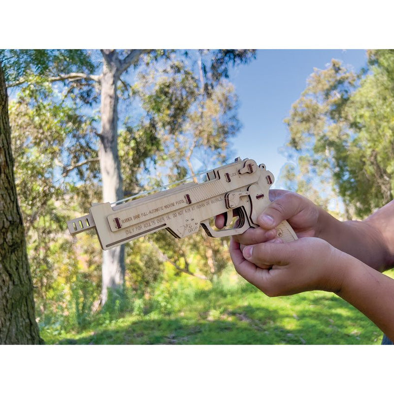Caliber Gourmet Rubber Band Hand Gun Replica 3D Wooden Puzzle 97 Pieces P2L01HG -Caliber Gourmet - Survivor Hand Precision Knives & Outdoor Gear Store