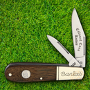 Colonel Coon Barlow Pocket Knife Stainless Steel Blade Walnut Handle
