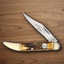 Colonel Coon Toothpick Folding Knife Stainless Steel Blade Stag Bone Handle