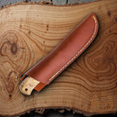 Casstrom Woodsman Fixed Knife 3.5" Sleipner Tool Steel Blade Curly Birch Handle
