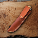 Casstrom Woodsman Fixed Knife 3.5" Sleipner Tool Steel Blade Curly Birch Handle