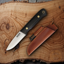 Casstrom Woodsman Bog Fixed Knife 3.5" K720 Steel Blade Black Wood Handle