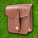 Casstrom Possibles Pouch Thick Vegetable-Tanned Leather Press-Stud Fastener 1545
