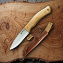 Casstrom No 10 Fixed Knife 3.88" Bohler K720 Steel Full Tang Blade Oak Handle