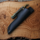 Casstrom No.10 Swedish Forest Fixed Knife 4" K720 Tool Steel Blade Green Canvas Micarta Handle