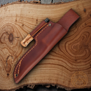 Casstrom No 10 Forest Fixed Knife 3.88" K720 Steel Full Blade Curly Birch Handle