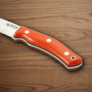 Casstrom No 10 Fixed Knife 3.88" 14C28N Steel Full Tang Blade Orange G10 Handle
