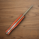 Casstrom No 10 Fixed Knife 3.88" 14C28N Steel Full Tang Blade Orange G10 Handle