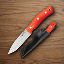 Casstrom No 10 Fixed Knife 3.88" 14C28N Steel Full Tang Blade Orange G10 Handle