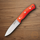 Casstrom No 10 Fixed Knife 3.88" 14C28N Steel Full Tang Blade Orange G10 Handle