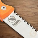 Casstrom No 11 Fixed Knife 4.25" Stainless Steel Replaceable Blade Orange G10 Handle