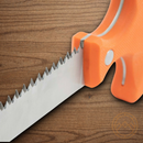 Casstrom No 11 Fixed Knife 4.25" Stainless Steel Replaceable Blade Orange G10 Handle