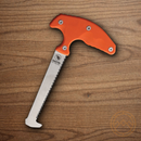 Casstrom No 11 Fixed Knife 4.25" Stainless Steel Replaceable Blade Orange G10 Handle
