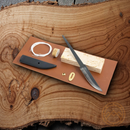 Casstrom Puukko Knife Kit 4.75" Carbon Steel Blade Includes Bolster/Rivet/Spacer