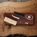 Casstrom Puukko Knife Kit 4.75" Carbon Steel Blade Includes Bolster/Rivet/Spacer