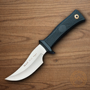 Muela Skinner Fixed Knife 3 7/8" Stainless Steel Blade Black Kraton Handle