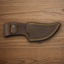 Muela Sabueso Fixed Knife 4 1/8" 440C Steel Blade Crown Stag Handle