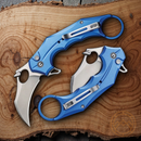 Civivi Incisor II Folding Knife 2" Nitro-V Steel Blade Blue Aluminum Handle
