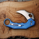 Civivi Incisor II Folding Knife 2" Nitro-V Steel Blade Blue Aluminum Handle