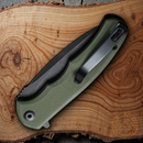Civivi Mini Praxis Liner Folding Knife 3" D2 Tool Steel Blade Green G10 Handle